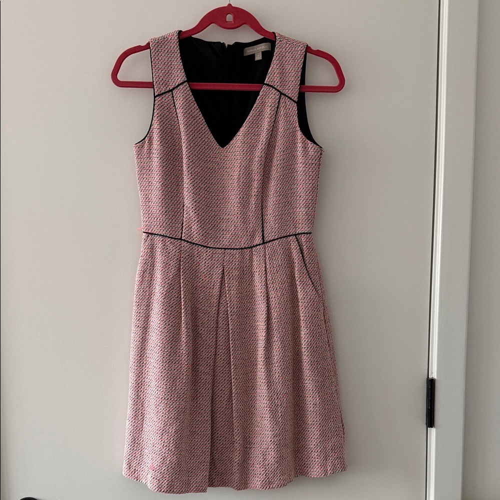 Banana Republic Pink and Black Mini Dress